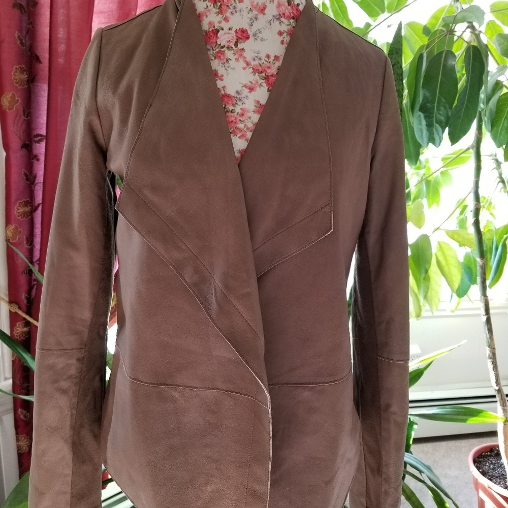 Reduced. VINCE Lightweight Leather Jacket